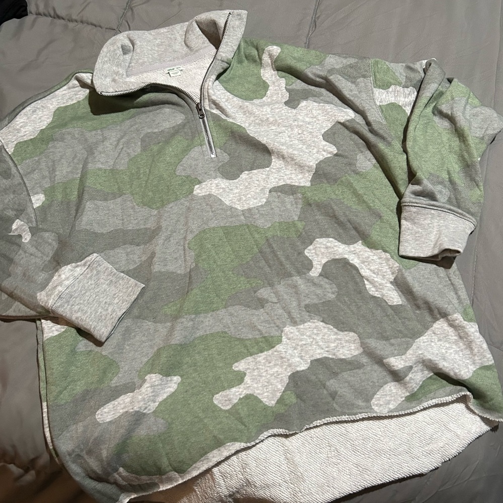American eagle high low zip up size xs